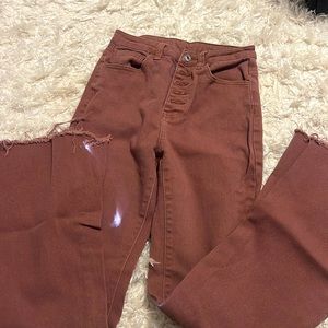 Brown bell bottoms